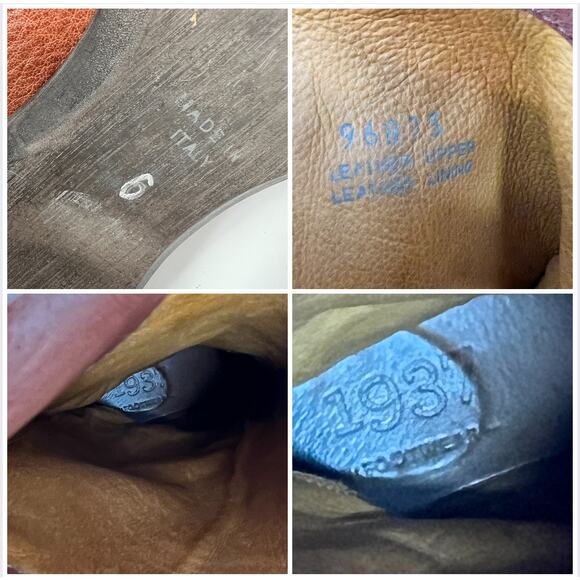 Madewell 1937 Footwear The Archive Riding Boot Size 6 Cognac Brown Leather Italy - Picture 6 of 9